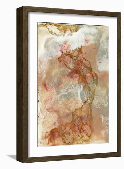 Coral Lace I-Jennifer Goldberger-Framed Art Print