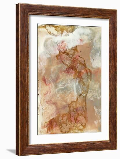 Coral Lace I-Jennifer Goldberger-Framed Art Print
