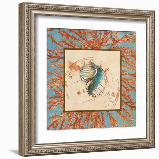 Coral Medley Shell I-Lanie Loreth-Framed Art Print