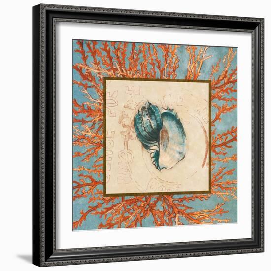 Coral Medley Shell II-Lanie Loreth-Framed Premium Giclee Print