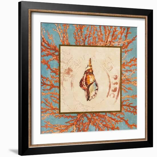 Coral Medley Shell IV-Lanie Loreth-Framed Premium Giclee Print