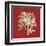 Coral on Red IV-Vision Studio-Framed Art Print