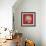 Coral on Red IV-Vision Studio-Framed Premium Giclee Print displayed on a wall