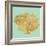 Coral on Teal I-Jairo Rodriguez-Framed Art Print
