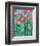 Coral Poppies-Peggy Davis-Framed Art Print