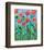 Coral Poppies-Peggy Davis-Framed Art Print