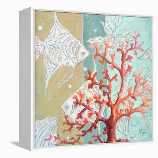 Coral Reef I-Patricia Pinto-Framed Stretched Canvas