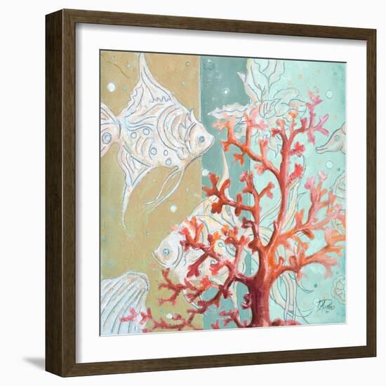 Coral Reef I-Patricia Pinto-Framed Premium Giclee Print