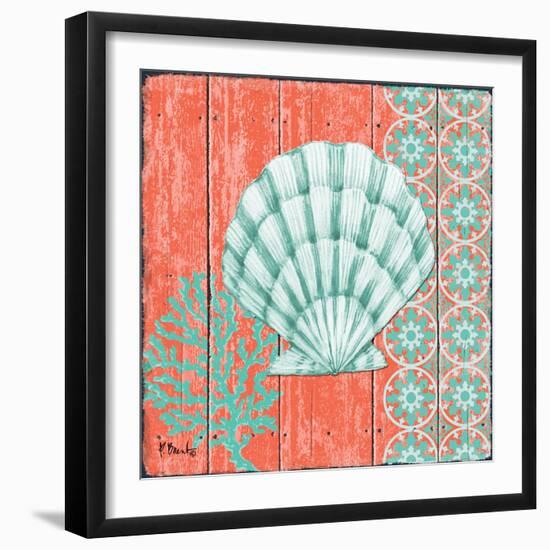 Coral Sea II-Paul Brent-Framed Art Print