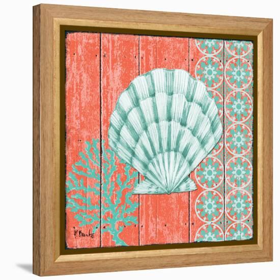 Coral Sea II-Paul Brent-Framed Stretched Canvas