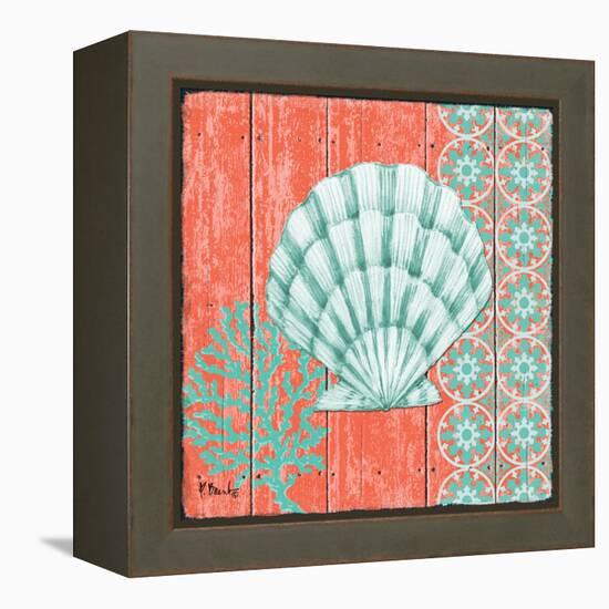 Coral Sea II-Paul Brent-Framed Stretched Canvas