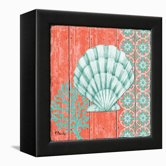 Coral Sea II-Paul Brent-Framed Stretched Canvas