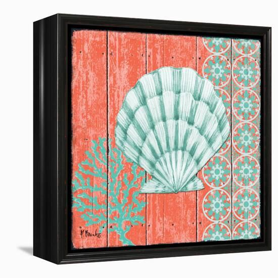 Coral Sea II-Paul Brent-Framed Stretched Canvas