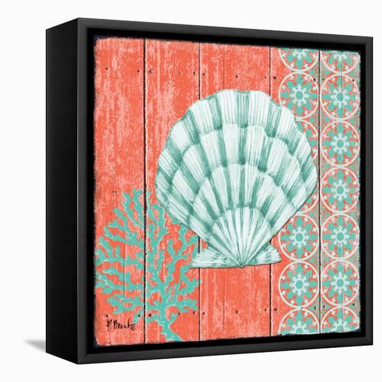 Coral Sea II-Paul Brent-Framed Stretched Canvas