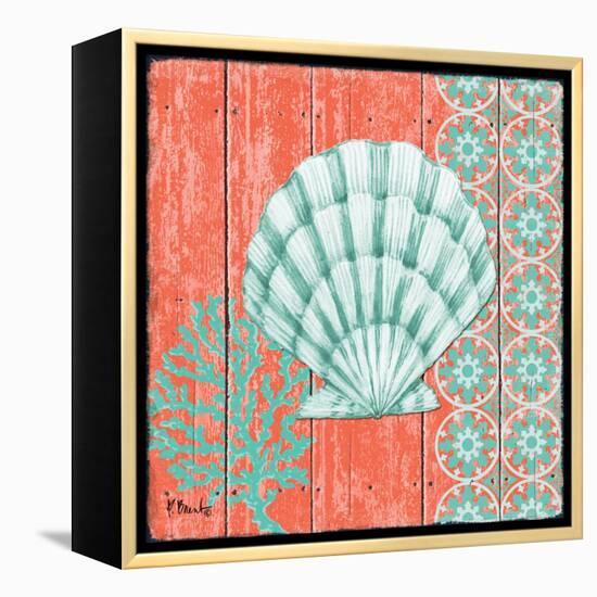 Coral Sea II-Paul Brent-Framed Stretched Canvas