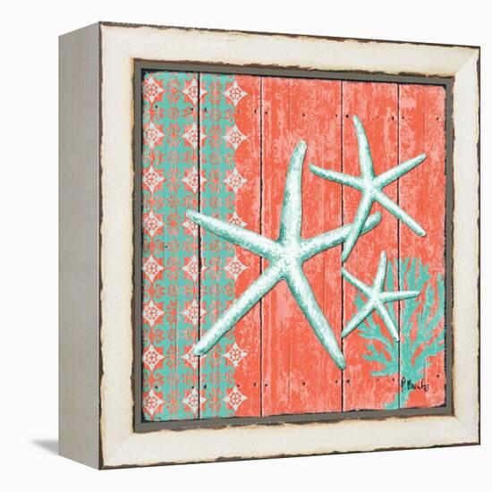 Coral Sea III-Paul Brent-Framed Stretched Canvas