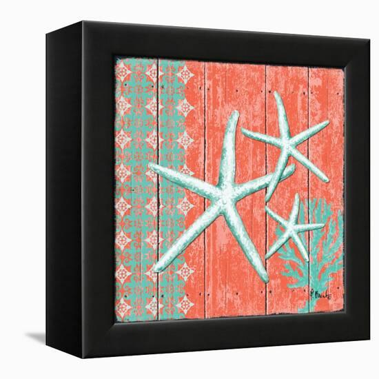 Coral Sea III-Paul Brent-Framed Stretched Canvas