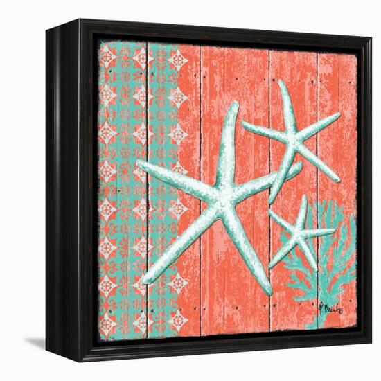 Coral Sea III-Paul Brent-Framed Stretched Canvas