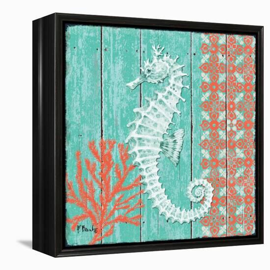 Coral Sea IV-Paul Brent-Framed Stretched Canvas