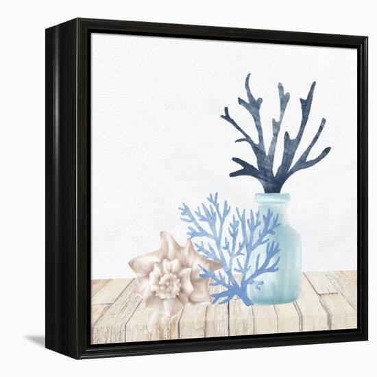Coral Shelf 1-Kimberly Allen-Framed Stretched Canvas