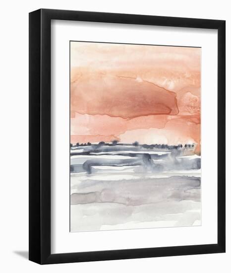 Coral Sky II-Jennifer Goldberger-Framed Art Print