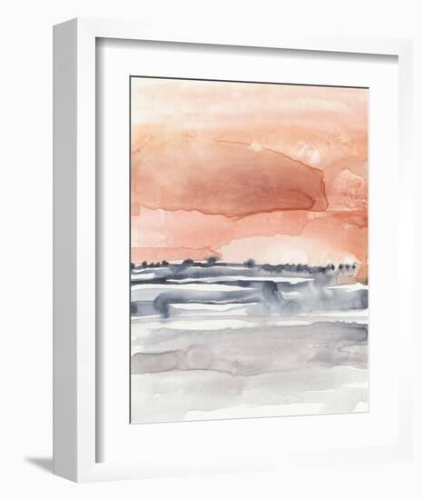 Coral Sky II-Jennifer Goldberger-Framed Art Print