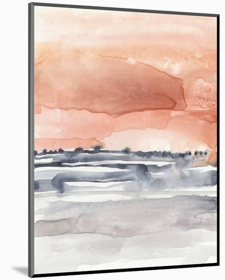 Coral Sky II-Jennifer Goldberger-Mounted Art Print