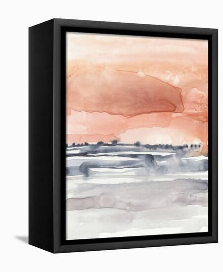 Coral Sky II-Jennifer Goldberger-Framed Stretched Canvas