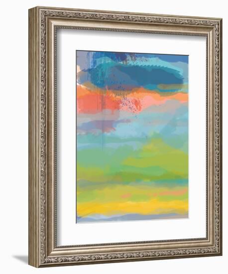 Coral Sky-Jan Weiss-Framed Premium Giclee Print