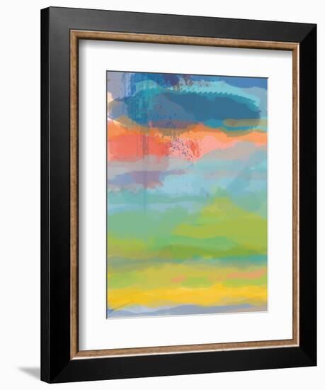 Coral Sky-Jan Weiss-Framed Premium Giclee Print