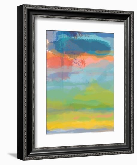 Coral Sky-Jan Weiss-Framed Premium Giclee Print