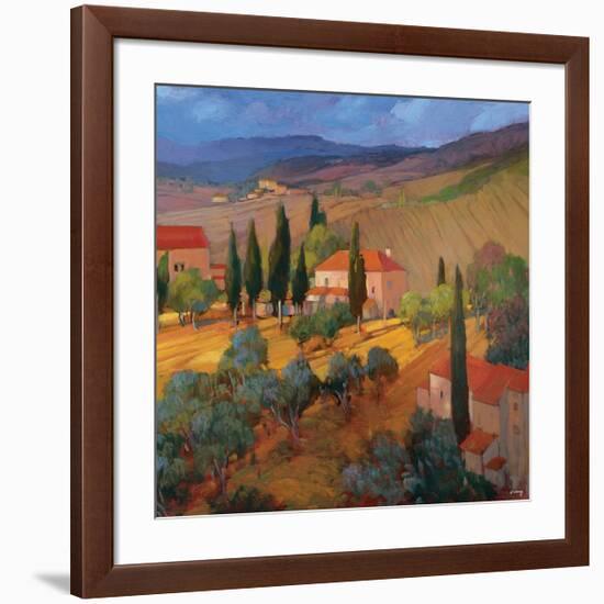 Coral Sunset Tuscany-Philip Craig-Framed Giclee Print