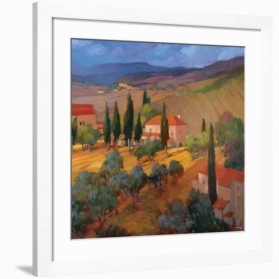 Coral Sunset Tuscany-Philip Craig-Framed Giclee Print