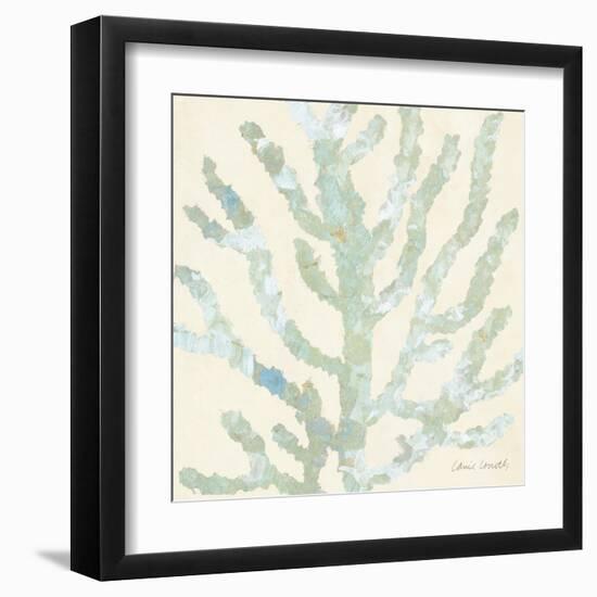 Coral Vision on Cream I-Lanie Loreth-Framed Art Print