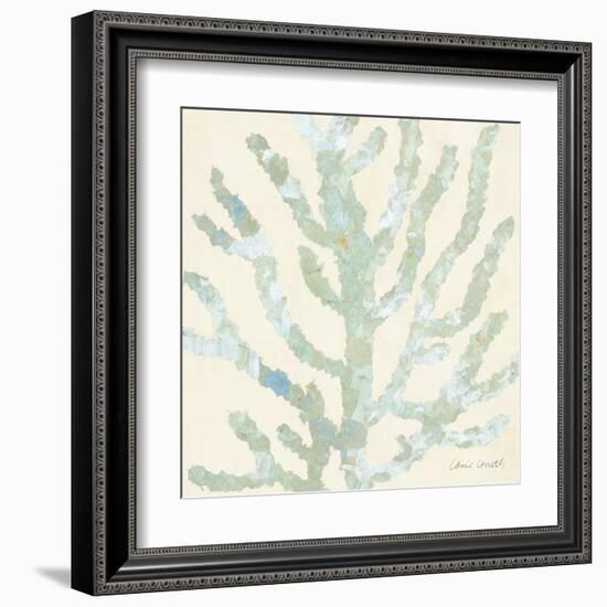 Coral Vision on Cream I-Lanie Loreth-Framed Art Print