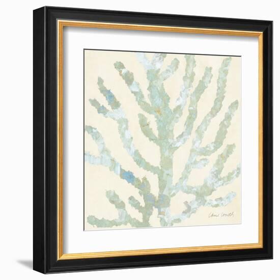 Coral Vision on Cream I-Lanie Loreth-Framed Art Print