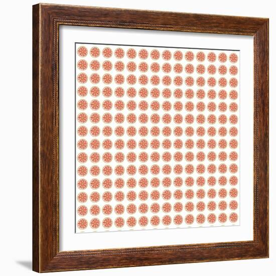 Coralorange Pattern-Effie Zafiropoulou-Framed Giclee Print