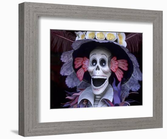 Corazon Del Pueblo Folk Art Store, Day of the Dead, Oaxaca, Mexico-Judith Haden-Framed Photographic Print