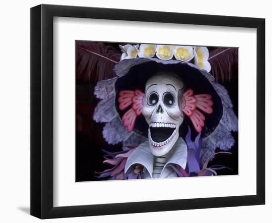 Corazon Del Pueblo Folk Art Store, Day of the Dead, Oaxaca, Mexico-Judith Haden-Framed Photographic Print