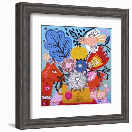 Corazon Magico-Mercedes Lagunas-Framed Art Print