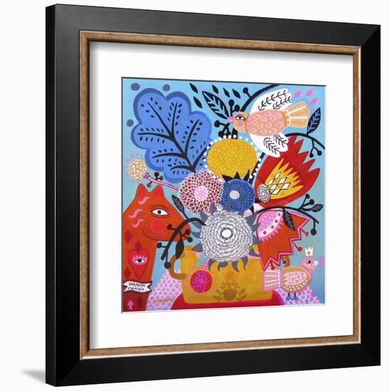 Corazon Magico-Mercedes Lagunas-Framed Art Print