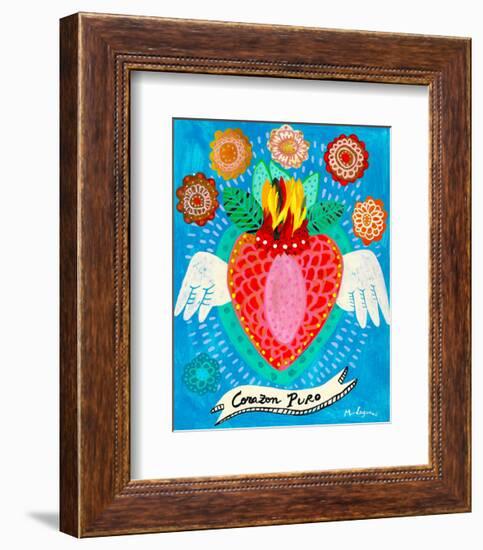 Corazon Puro-Mercedes Lagunas-Framed Art Print