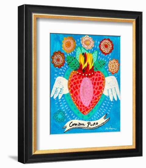 Corazon Puro-Mercedes Lagunas-Framed Art Print