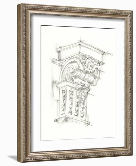 Corbel Sketch III-Ethan Harper-Framed Art Print