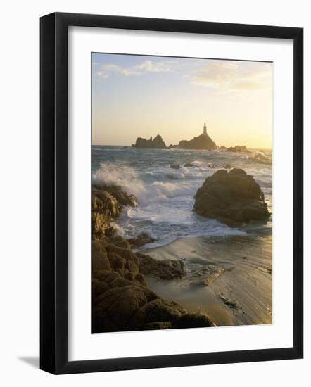 Corbiere Lighthouse, St. Brelard-Corbiere Point, Jersey, Channel Islands, United Kingdom-Neale Clarke-Framed Photographic Print