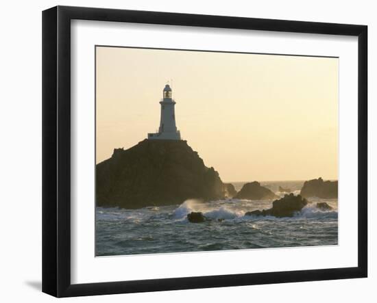 Corbiere Lighthouse, St. Brelard-Corbiere Point, Jersey, Channel Islands, United Kingdom-Neale Clarke-Framed Photographic Print