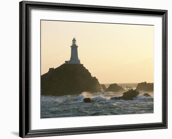 Corbiere Lighthouse, St. Brelard-Corbiere Point, Jersey, Channel Islands, United Kingdom-Neale Clarke-Framed Photographic Print