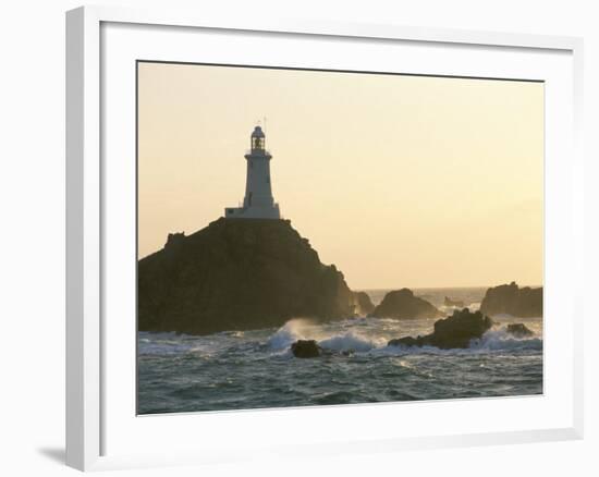 Corbiere Lighthouse, St. Brelard-Corbiere Point, Jersey, Channel Islands, United Kingdom-Neale Clarke-Framed Photographic Print