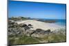 Corblets Bay with Chateau a L'Etoc (Chateau Le Toc), Alderney, Channel Islands, United Kingdom-Michael Runkel-Mounted Photographic Print
