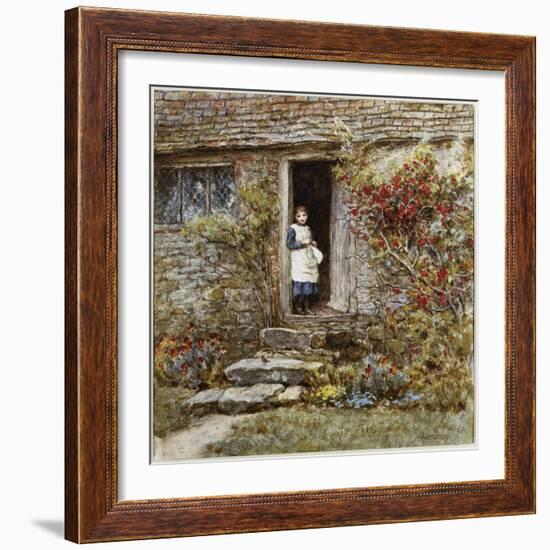 Corcorus Japonica-Helen Allingham-Framed Giclee Print